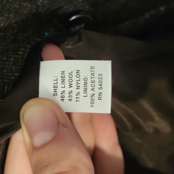 Banana Republic Brown Herringbone Womens Blazer - size 2 - Picture 3 of 5